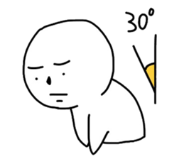 Dull round-face sticker #5748756