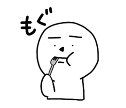 Dull round-face sticker #5748763