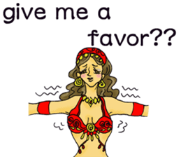 Belly Dancer (English version) sticker #5749379