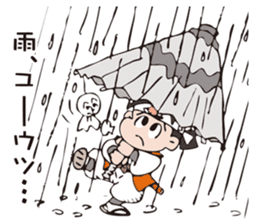 Momotaro and his friends sticker #5749446