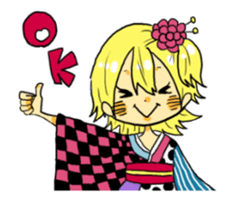 kimono syoko sticker #5749894