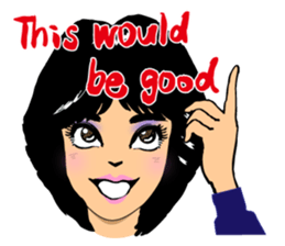 80s girls of Japan. sticker #5750101