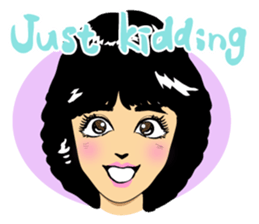 80s girls of Japan. sticker #5750107