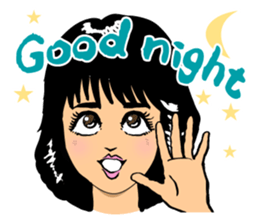 80s girls of Japan. sticker #5750114