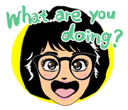 80s girls of Japan. sticker #5750118