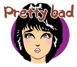 80s girls of Japan. sticker #5750129