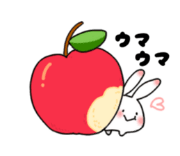 mochi mochi white rabbit life sticker #5750332