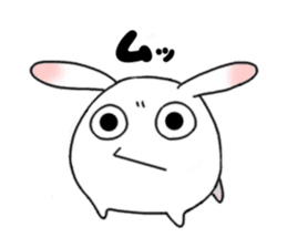 mochi mochi white rabbit life sticker #5750348