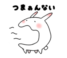 mochi mochi white rabbit life sticker #5750351