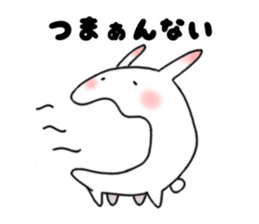 mochi mochi white rabbit life sticker #5750351