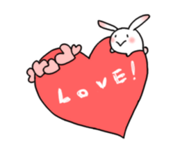 mochi mochi white rabbit life sticker #5750352