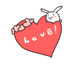 mochi mochi white rabbit life sticker #5750352