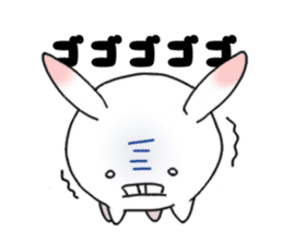 mochi mochi white rabbit life sticker #5750360