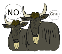 Kou and Animal sticker #5750394