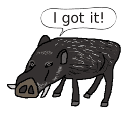 Kou and Animal sticker #5750406