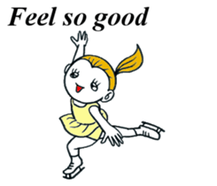 figure skating everyday English version sticker #5750625