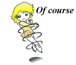 figure skating everyday English version sticker #5750631