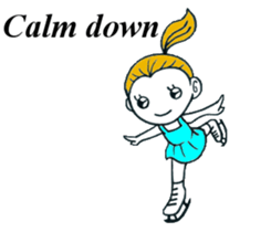 figure skating everyday English version sticker #5750637