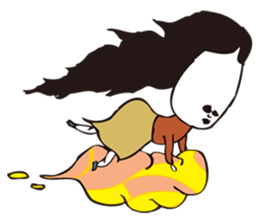 M-moto of this theater- women sticker #5750975