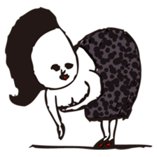 M-moto of this theater- women sticker #5750982