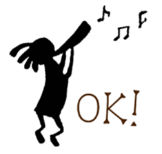 Kokopelli (English ver.) sticker #5751017