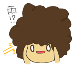 Life of Naturally curly hair people sticker #5751476