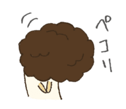 Life of Naturally curly hair people sticker #5751477