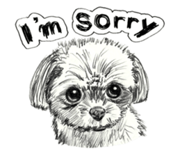 Pencil sketch of an animal sticker #5751976