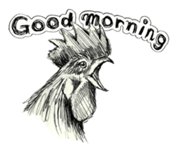 Pencil sketch of an animal sticker #5751995