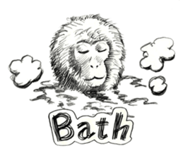 Pencil sketch of an animal sticker #5751998