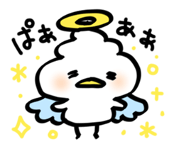 whipped cream bird2 sticker #5752244