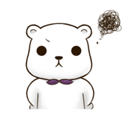 Mattress Bear (cute face) sticker #5753101