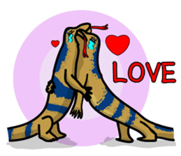 Water monitor sticker #5753176