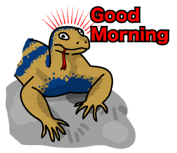 Water monitor sticker #5753179