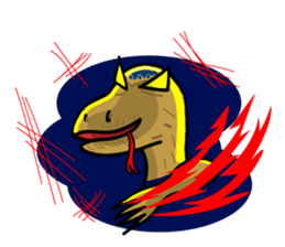 Water monitor sticker #5753199