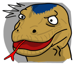 Water monitor sticker #5753210