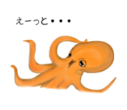 Draw the aquarium with colored pencil sticker #5753270