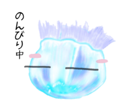 Draw the aquarium with colored pencil sticker #5753271