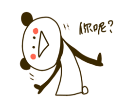 Chinise Panda sticker #5753476