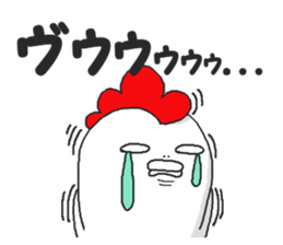 Humorous chicken sticker #5753728