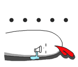 Humorous chicken sticker #5753729