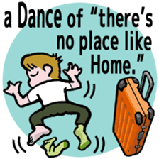 40 dances in my room-1 (English) sticker #5753972