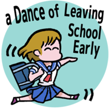 40 dances in my room-1 (English) sticker #5753977