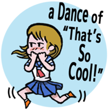 40 dances in my room-1 (English) sticker #5753978