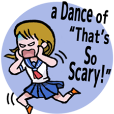 40 dances in my room-1 (English) sticker #5753979