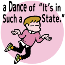 40 dances in my room-1 (English) sticker #5753992