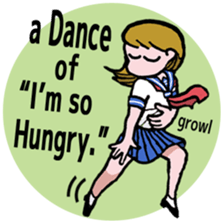 40 dances in my room-1 (English) sticker #5753997