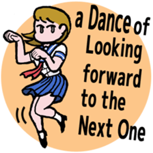 40 dances in my room-1 (English) sticker #5753999