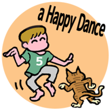 40 dances in my room-1 (English) sticker #5754003