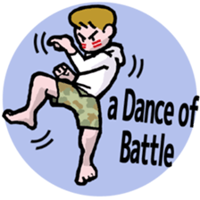 40 dances in my room-1 (English) sticker #5754005